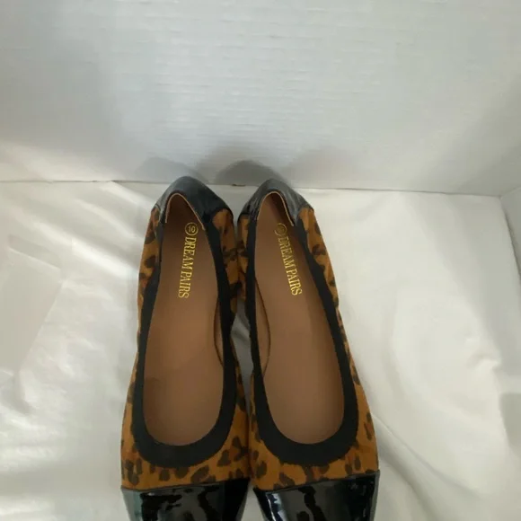 Leopard Flats 10 Dream Pairs Comfort NWOT - Picture 5 of 9